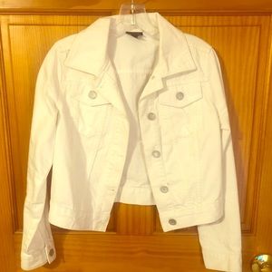 White denim jacket